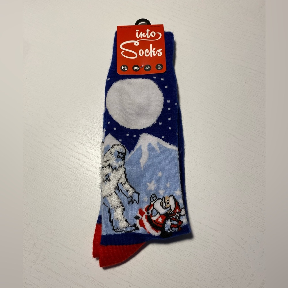 Into Socks With The Abominable Snowman & Santa Claus